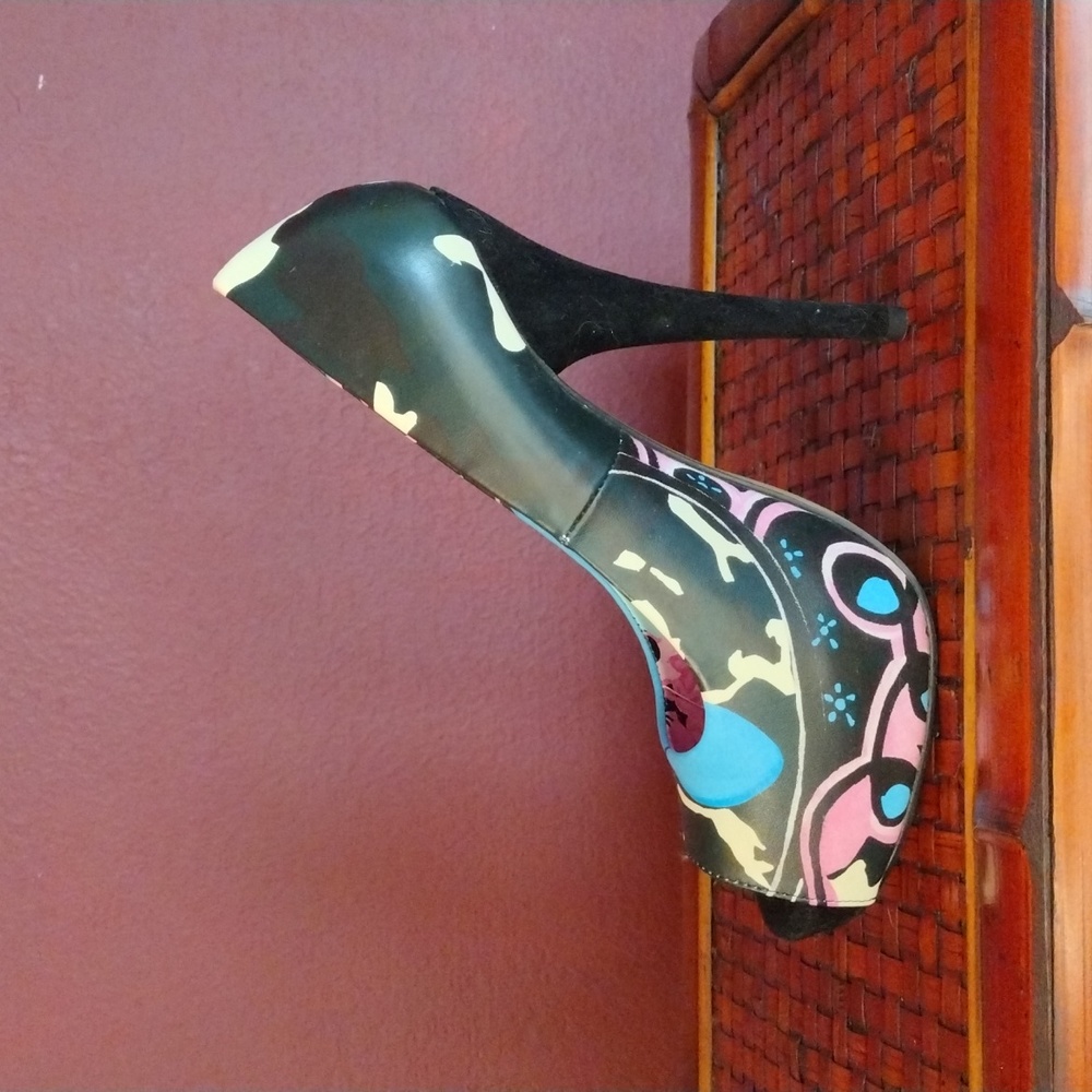 NWOT Iron Fist Candy Fawn Peep Toe Platform Pump IF Size 40 Never Worn - Picture 6 of 13